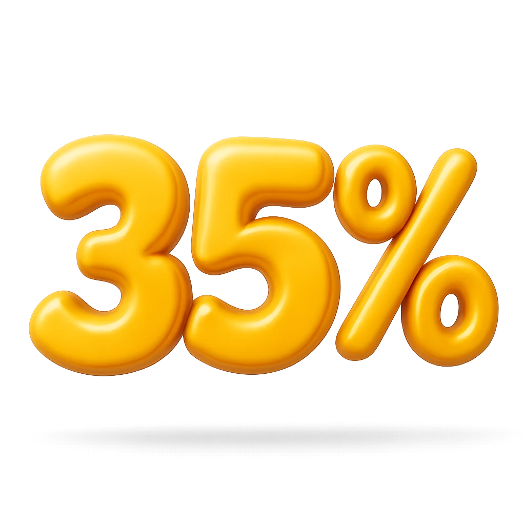35%